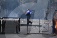 Violent protests in Athens on rail crash anniversary 