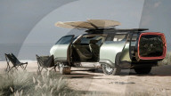Expandable camper van-like SUV sprouts solar panels