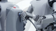 Humanoid robots show off teamwork in car plant takeover