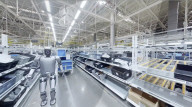 Humanoid robots show off teamwork in car plant takeover