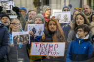 Ukrainians Protest in Brussels, Urging Continued U.S. Support for Ukraine