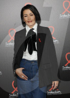 Photocall de la soirée de lancement du Sidaction 2025 au Lido à Paris