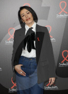 Photocall de la soirée de lancement du Sidaction 2025 au Lido à Paris