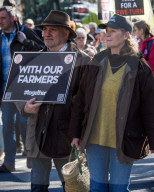 Trump ally Nigel Farage leads UK Farmers Protest in London