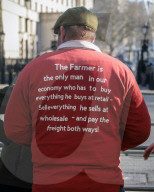 Trump ally Nigel Farage leads UK Farmers Protest in London