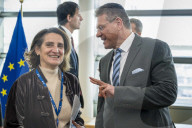 Strategic Dialogue on Steel at the European Commission at the European Commission headquarters in Brussels, Belgium.