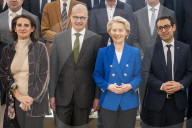 Strategic Dialogue on Steel at the European Commission at the European Commission headquarters in Brussels, Belgium.