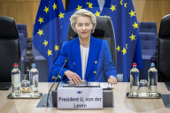 Strategic Dialogue on Steel at the European Commission at the European Commission headquarters in Brussels, Belgium.