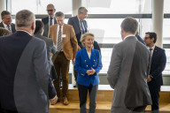 Strategic Dialogue on Steel at the European Commission at the European Commission headquarters in Brussels, Belgium.