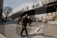 Trump - Zelenskyy billboard in Tehran