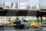 Trump - Zelenskyy billboard in Tehran
