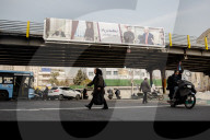 Trump - Zelenskyy billboard in Tehran