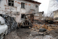 Aftermath of Russian drone attack on Odesa, March 4, 2025