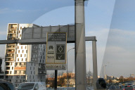 Illustrations des voies de circulation réservées pour le co-voiturage, les taxis et les véhicules prioritaires sur le périphérique parisien