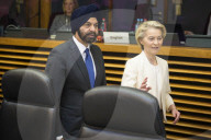 European Commission Meeting with World Bank President at European Commission headquarters in Brussels, Belgium.