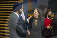 European Commission Meeting with World Bank President at European Commission headquarters in Brussels, Belgium.