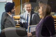 European Commission Meeting with World Bank President at European Commission headquarters in Brussels, Belgium.