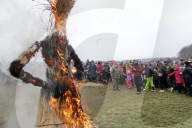 Butter Week celebration in Kyiv’s Pyrohiv Folk Museum