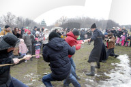 Butter Week celebration in Kyiv’s Pyrohiv Folk Museum