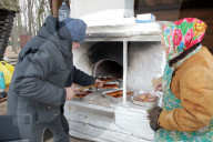 Butter Week celebration in Kyiv’s Pyrohiv Folk Museum