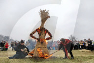 Butter Week celebration in Kyiv’s Pyrohiv Folk Museum