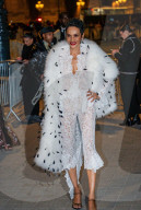 Arrivées au Grand Dîner du Louvre à Paris en marge de la fashion week prêt à porter automne/hiver 2025-2026