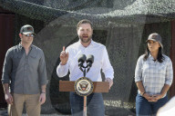 US VP J.D. Vance, SecDef Pete Hegseth photo-op on US Southern border
