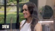 Meghan Markle  shown photo of Princess Diana on TV talk show