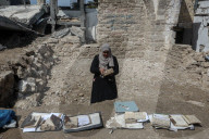 Gaza rescue team recovers manuscripts and antiquities from rubble