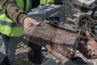 Gaza rescue team recovers manuscripts and antiquities from rubble