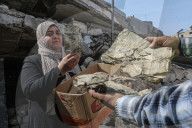 Gaza rescue team recovers manuscripts and antiquities from rubble