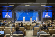 Press Conference After the EU Summit in Brussels, Belgium.