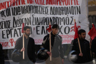 Students protest in Greece