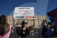 Students protest in Greece
