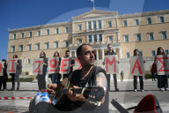 Students protest in Greece