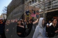 Students protest in Greece