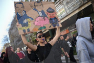 Students protest in Greece
