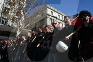 Students protest in Greece