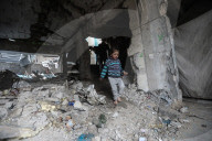 Displaced Gazans daily life during Ramadan
