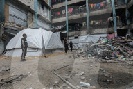 Displaced Gazans daily life during Ramadan