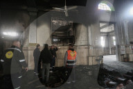 Damaged West Bank mosque