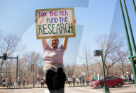 St Louis protests Trump's slashing of life-saving science research