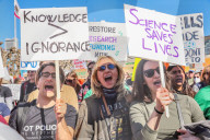 America protests Trump slashing funding for basic scientific medical research