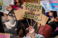 America protests Trump slashing funding for basic scientific medical research