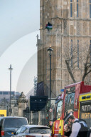 Pro Hamas protestor climbs London's Elizabeth Tower