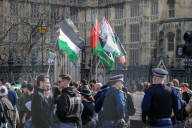 Pro Hamas protestor climbs London's Elizabeth Tower