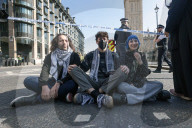 Pro Hamas protestor climbs London's Elizabeth Tower