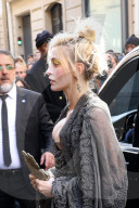 Les célébrités au défilé Vivienne Westwood "Collection Prêt-à-Porter Automne/Hiver 2025-2026" lors de la Fashion Week de Paris (PFW)
