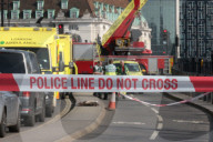 Palestine protester climbs Elizabeth Tower in Westminster