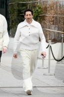 PEOPLE -  Adrien Brody au défilé Lacoste